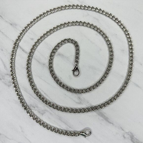 Silver Tone Chain Link Purse Handbag Replacement Strap ✨ - Picture 1 of 11